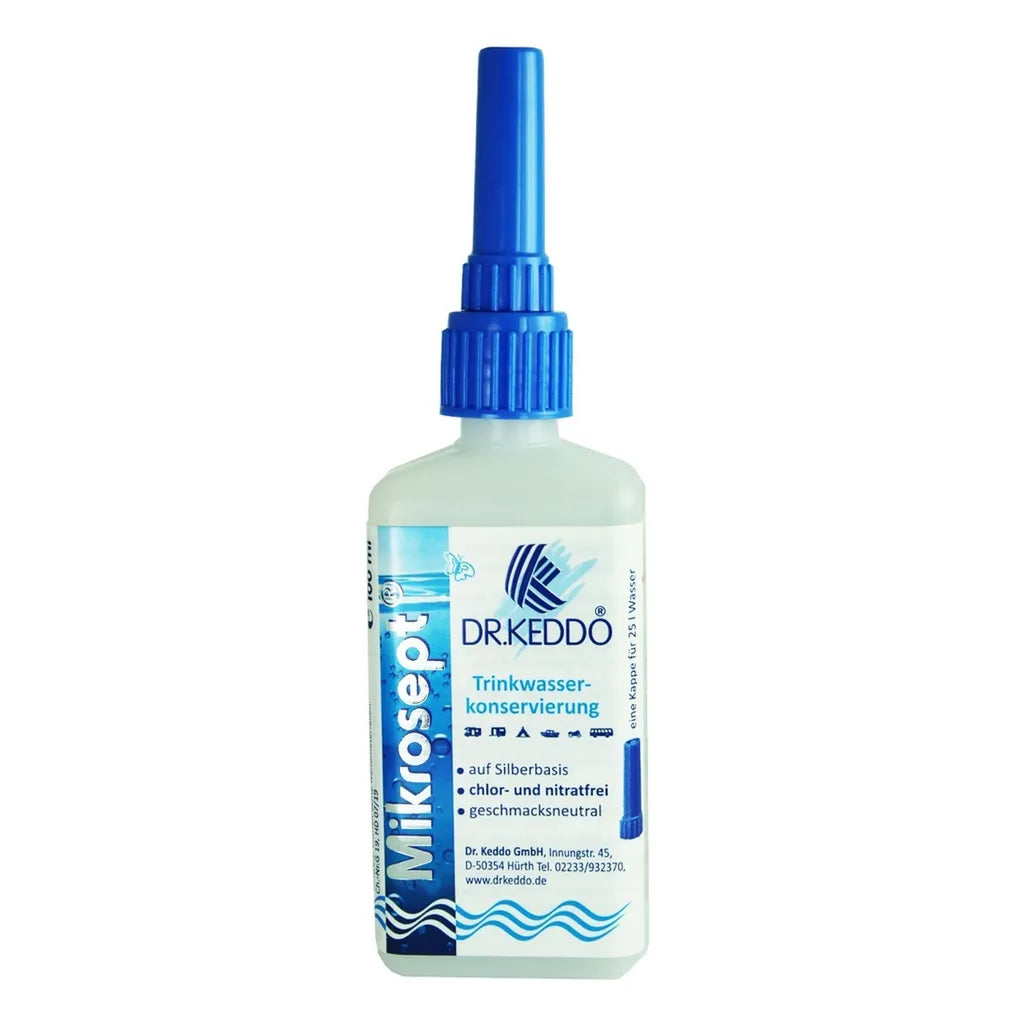  Dr.KEDDO - Mikrosept SV Trinkwasserkonservierung- 100ml - Mit Spritzverschluss - 10ml/100 Liter