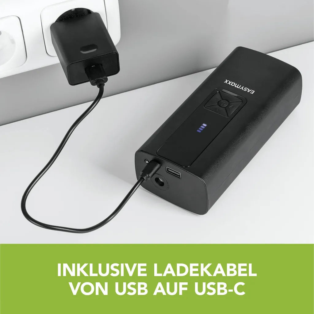  EASYmaxx Akku-Handkompressor Mit Digital-Display - Schwarz