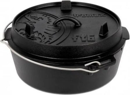  Petromax Feuertopf Ft6 (6qt) Planer Boden (ohne Füße); Ft6-t