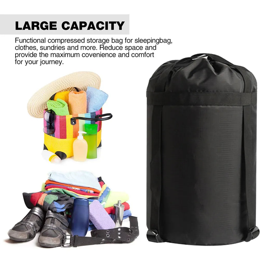  Sports Nylon Wasserdichter Kompressionssack Tasche Outdoor Camping Schlafsack