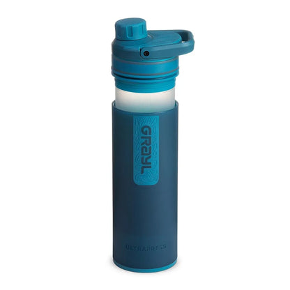  Grayl UltraPress Outdoor- & Reisewasserfilter, Forest Blue Mit 1 Ersatzfilter