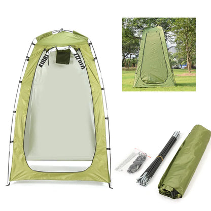  Duschzelt Toilettenzelt Umkleidezelt Angelzelt Beistellzelt Pop-up Zelt Camping Zelt Wasserdicht 120x120x180cm