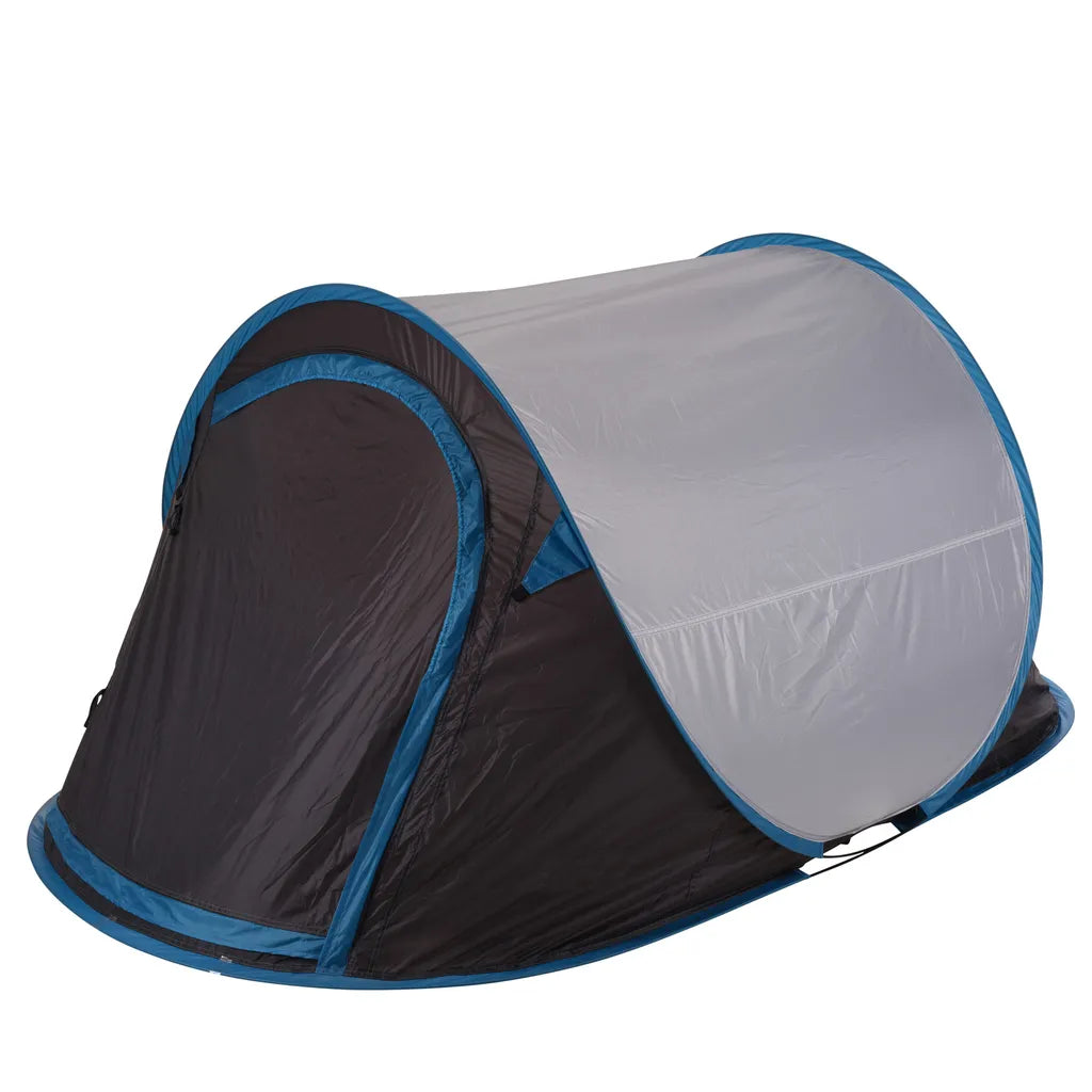 JEMIDI Pop Up Wurfzelt 2 Personen - Zelt 220x120x95cm - 2 Mann Campingzelt Trekkingzelt Strandzelt - Kleines Packmaß - Sehr Leicht - Versch. Farben