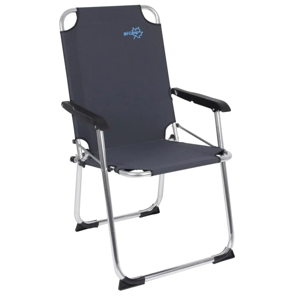  Bo-Camp Klappbarer Campingstuhl Copa Rio Classic Graphitgrau