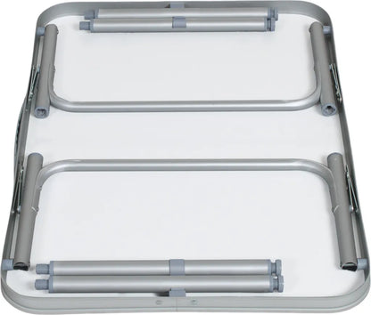 Tectake Camping Klapptisch Aus Aluminium 75x55x68cm - Grau