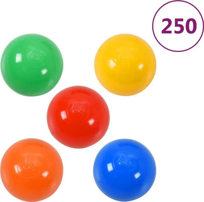  VidaXL Kinder-Spielzelt Mit 250 Bällen Rosa 102x102x82 Cm