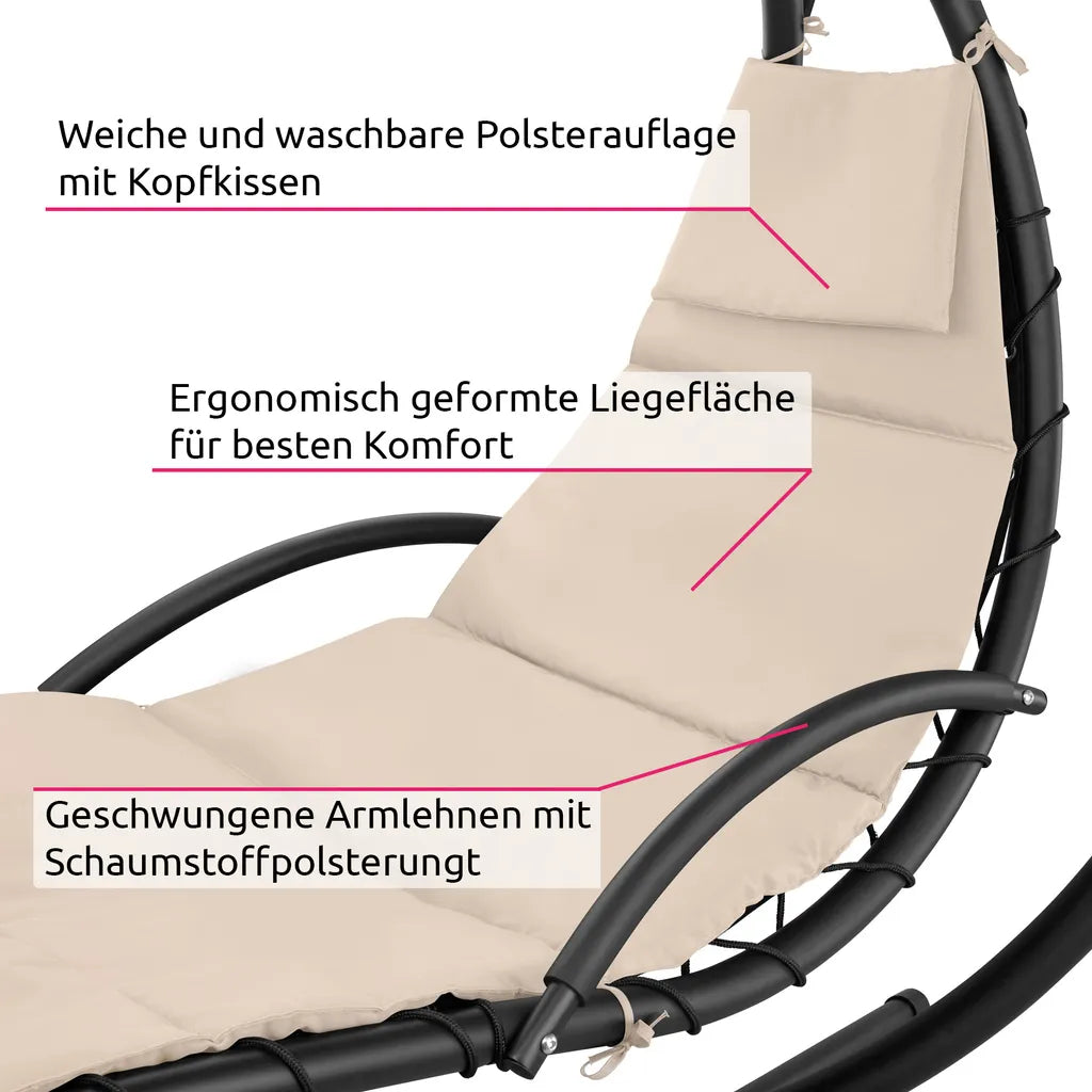  Tectake Hängeliege Maja - Beige