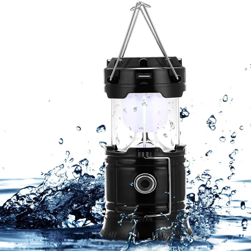  Solar-Camping-Handlicht, Tragbar, Superhelle LED-Taschenlampe, 30-35 Stunden Laufzeit, USB-Ladegerät, Powerbank, Elektronisches Licht, Outdoor, Wandern, Lesen, Notfall