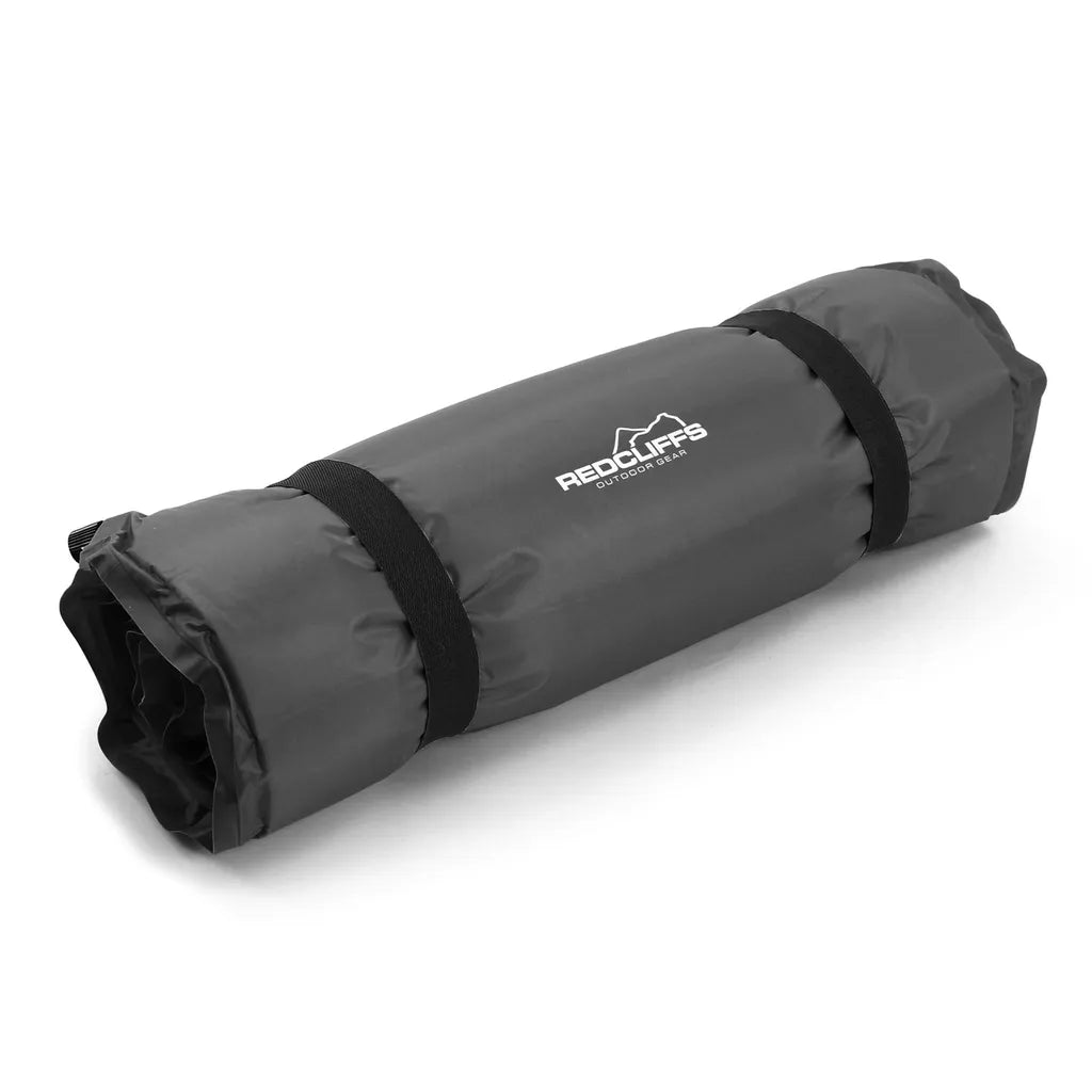  Toboli Isomatte Selbstaufblasend 180x50x2,5cm Grau Schlafmatte Leicht Für Camping Und Outdoor