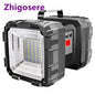  10W Tragbare Superhelle LED-Suchscheinwerfer Handscheinwerfer Taschenlampe Wiederaufladbar 17,5 * 10 * 10 Cm