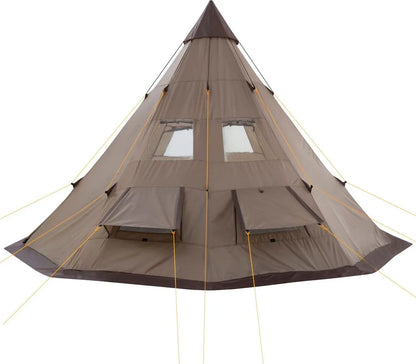  CampFeuer Tipi Zelt Spirit Für 4 Personen | Braun | 3000 Mm Wassersäule