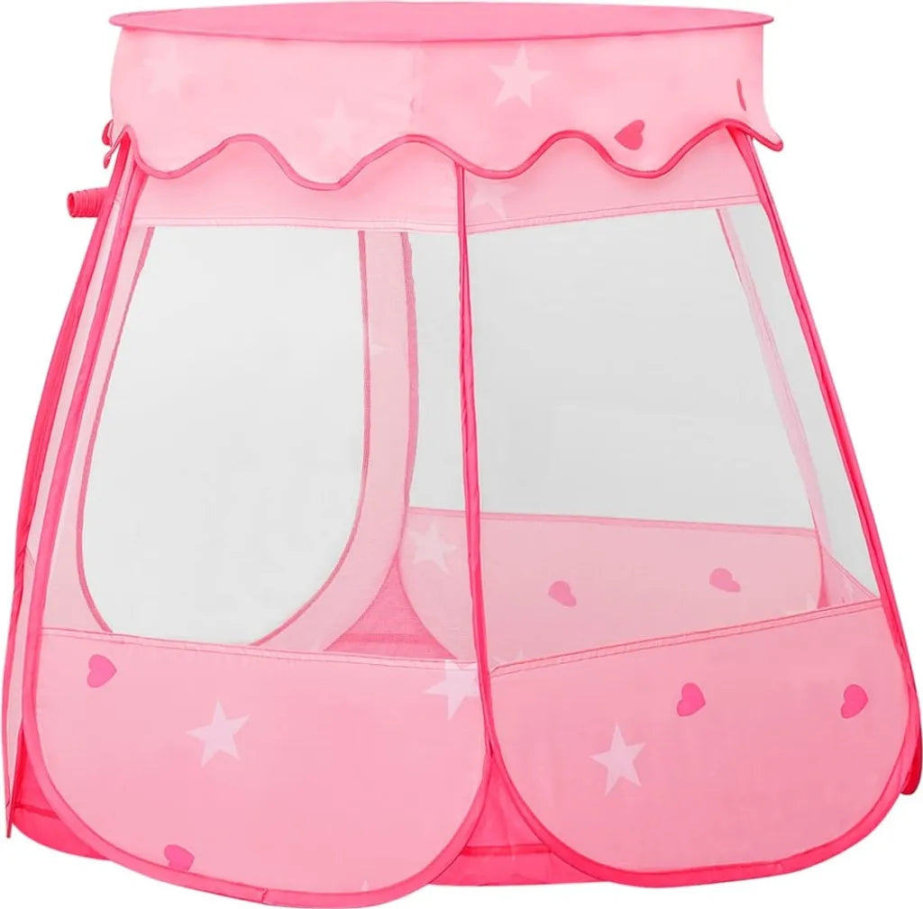  VidaXL Kinder-Spielzelt Mit 250 Bällen Rosa 102x102x82 Cm