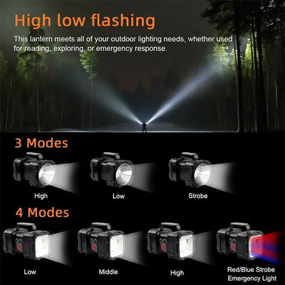  10W Tragbare Superhelle LED-Suchscheinwerfer Handscheinwerfer Taschenlampe Wiederaufladbar 17,5 * 10 * 10 Cm