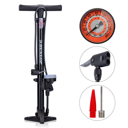  Dunlop Standluftpumpe 10233, Mit Manometer, 11 Bar