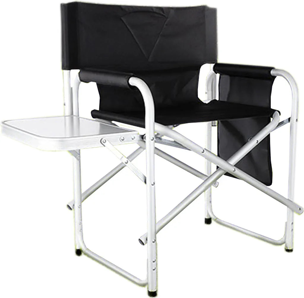  Regiestuhl Mit Tisch Und Tasche - 47x57x79cm - Aluminium-Polyester - Max 120kg