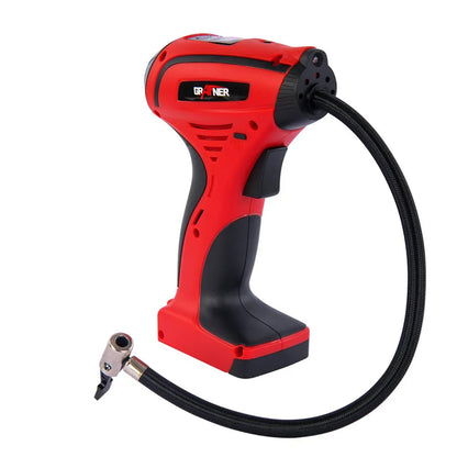  Grafner® 12V Kompressor Handkompressor Mit Digitaler Druckanzeige Elektrische Luftpumpe KO10943