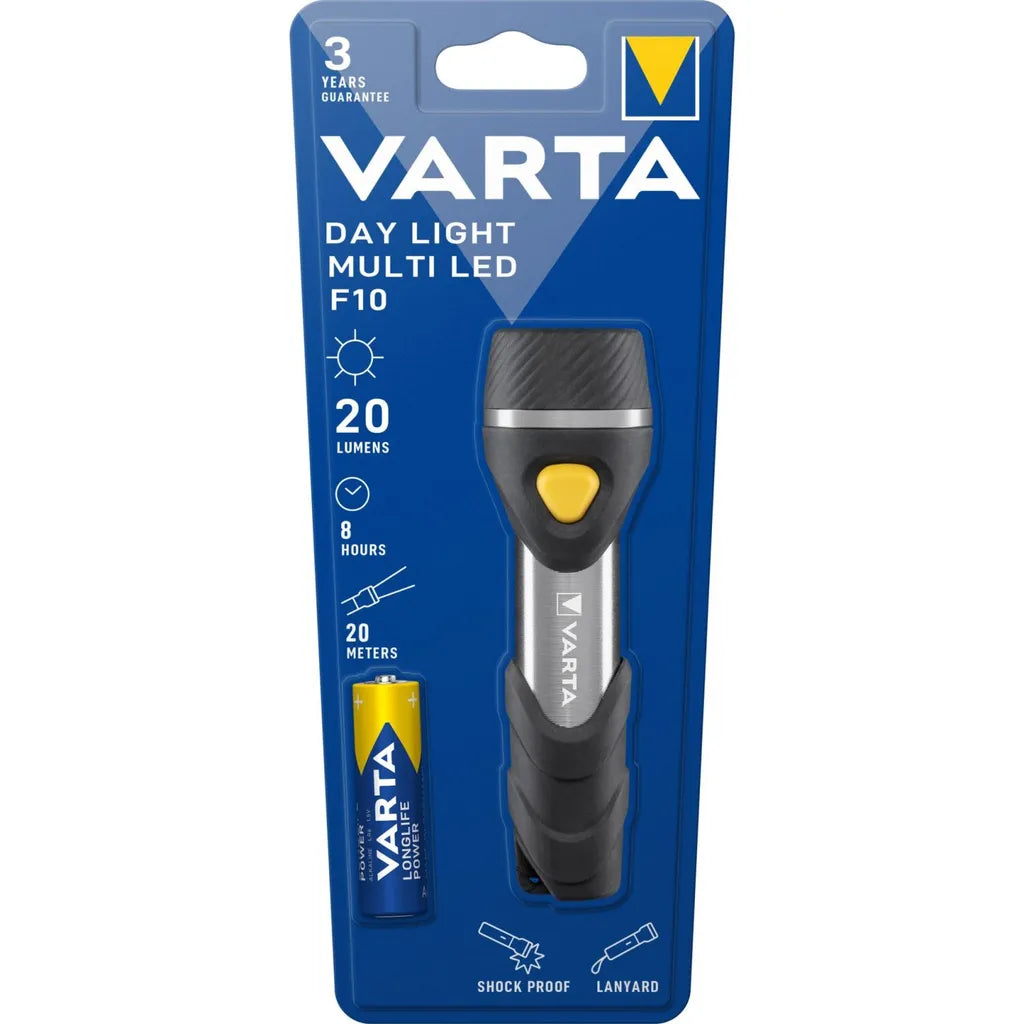  VARTA Taschenlampe "Day Light" Multi LED F10 Inkl. Batterie