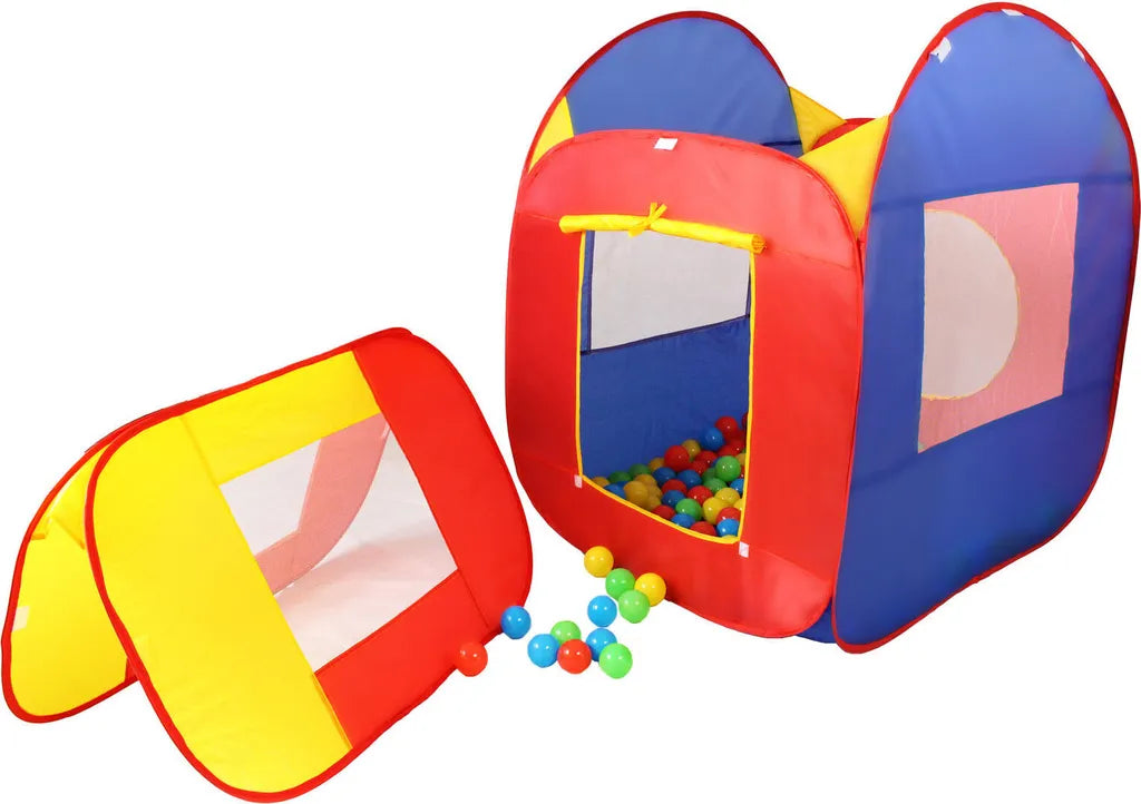  KIDUKU® Spielzelt + 200 Bälle + Tasche Kinderzelt Bällebad Haus Kinderspielzelt