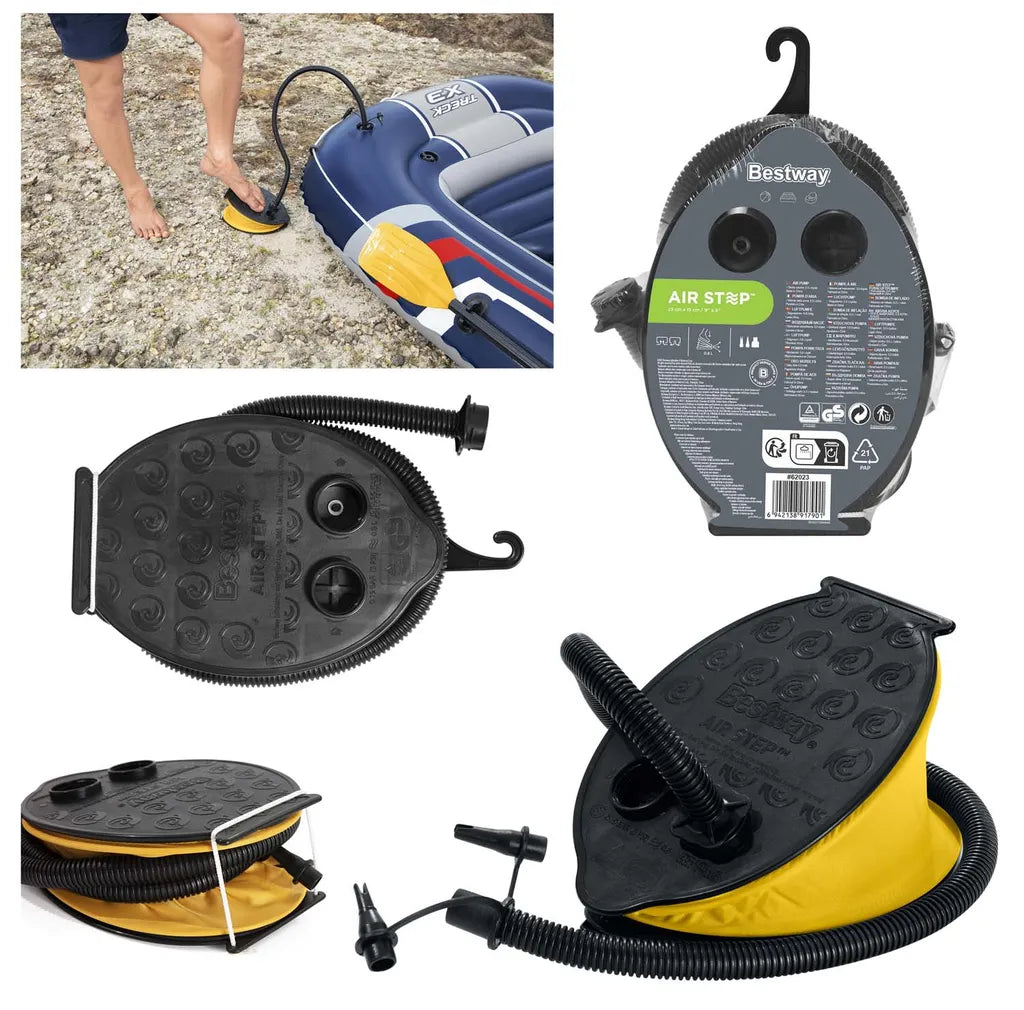  Bestway® Air Step™ Fußpumpe 22,8 X 15,8 X 6 Cm
