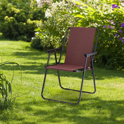  Relaxdays Klappbarer Campingstuhl Im 2er Set