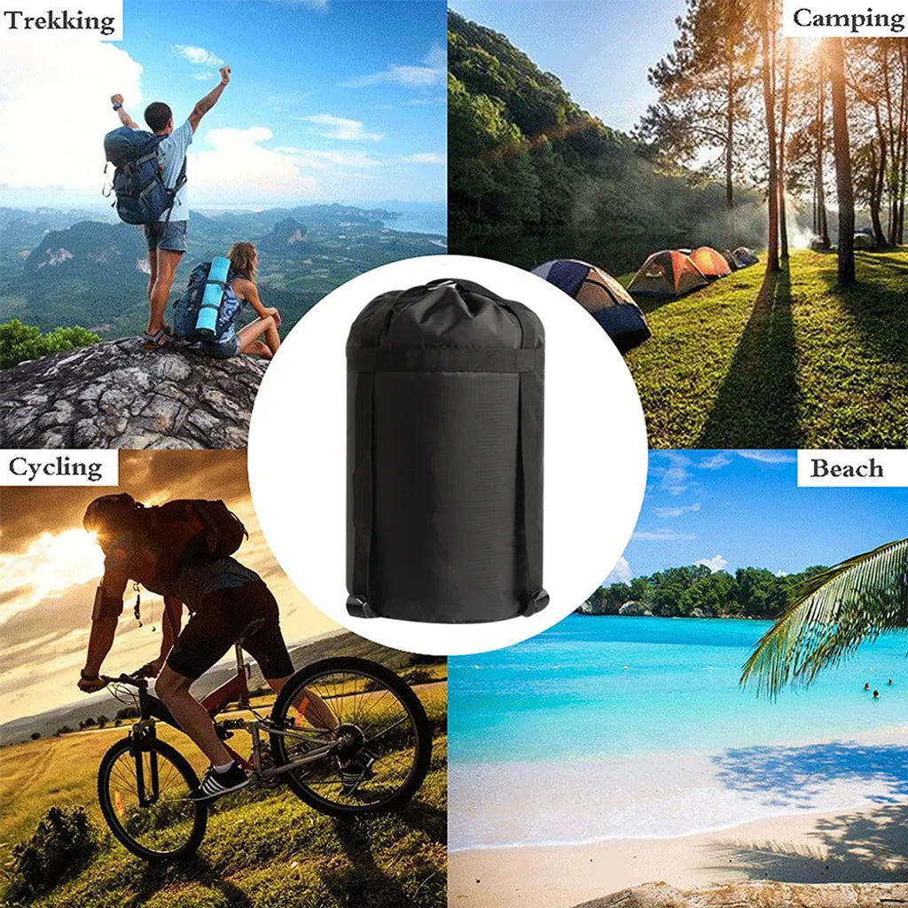  Sports Nylon Wasserdichter Kompressionssack Tasche Outdoor Camping Schlafsack
