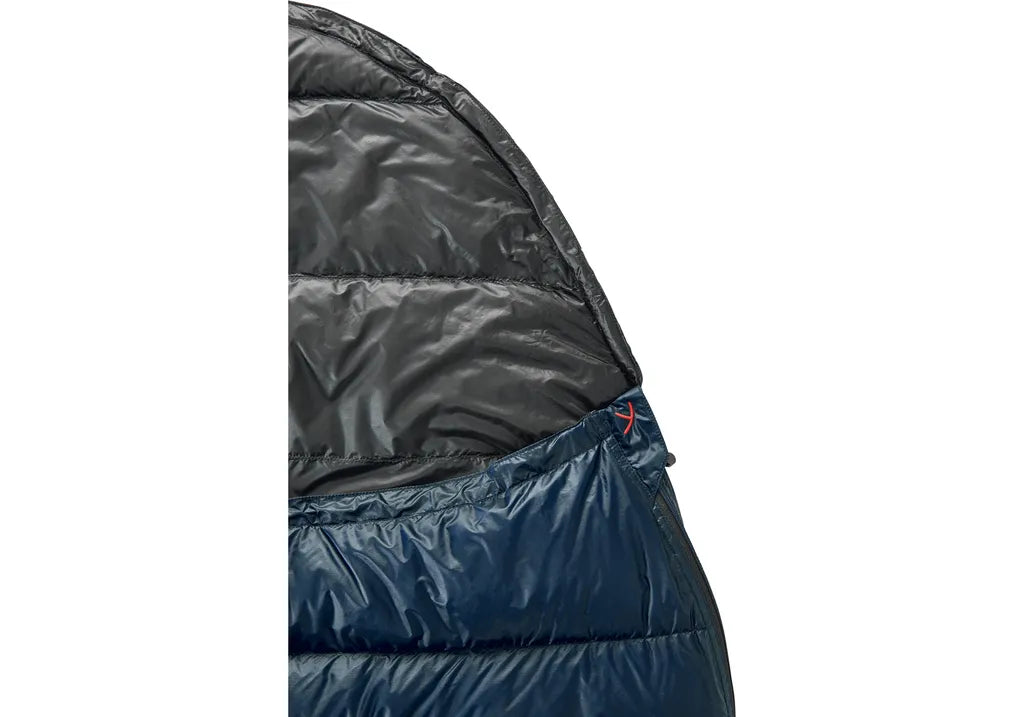  Nordisk Passion One Ultraleichter Daunenschlafsack RV Links, Farbe:navy/black, Größe:L