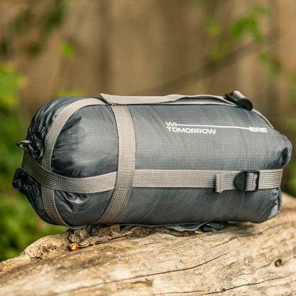  Schlafsack 220x80x50cm Curry / Grau