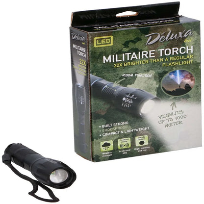  DÉLUXA LED Militär Taschenlampe