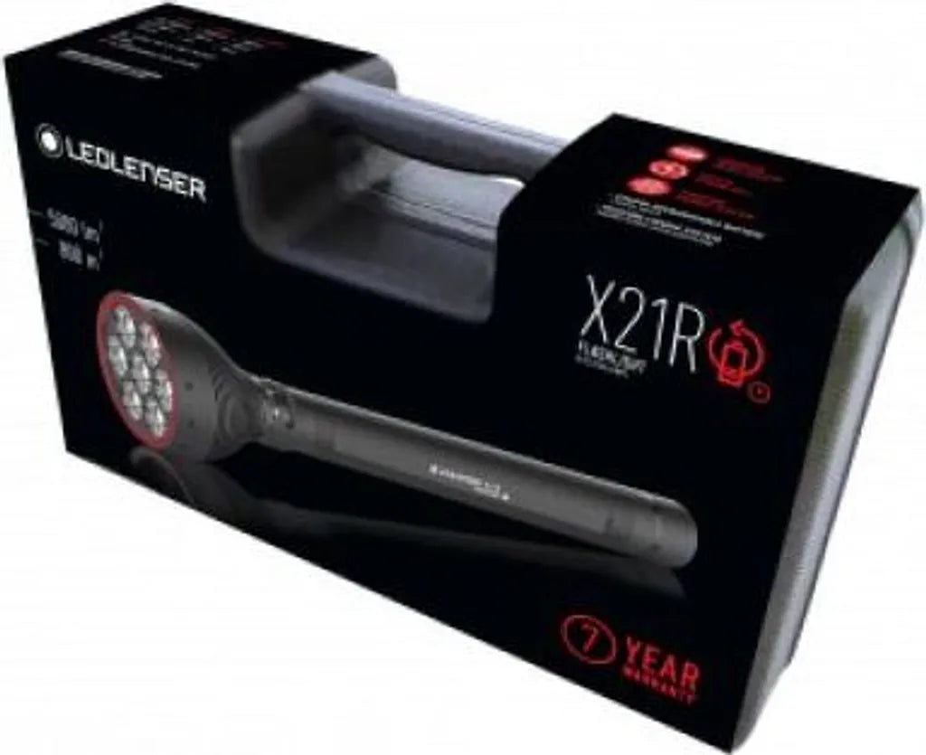 Ledlenser X21R Hochleistungs Akku Taschenlampe | 5000 Lumen