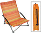  Strandstuhl Mit Tasche 600D Oxford - Orange- Campingstuhl Klappstuhl Angelstuhl Faltstuhl