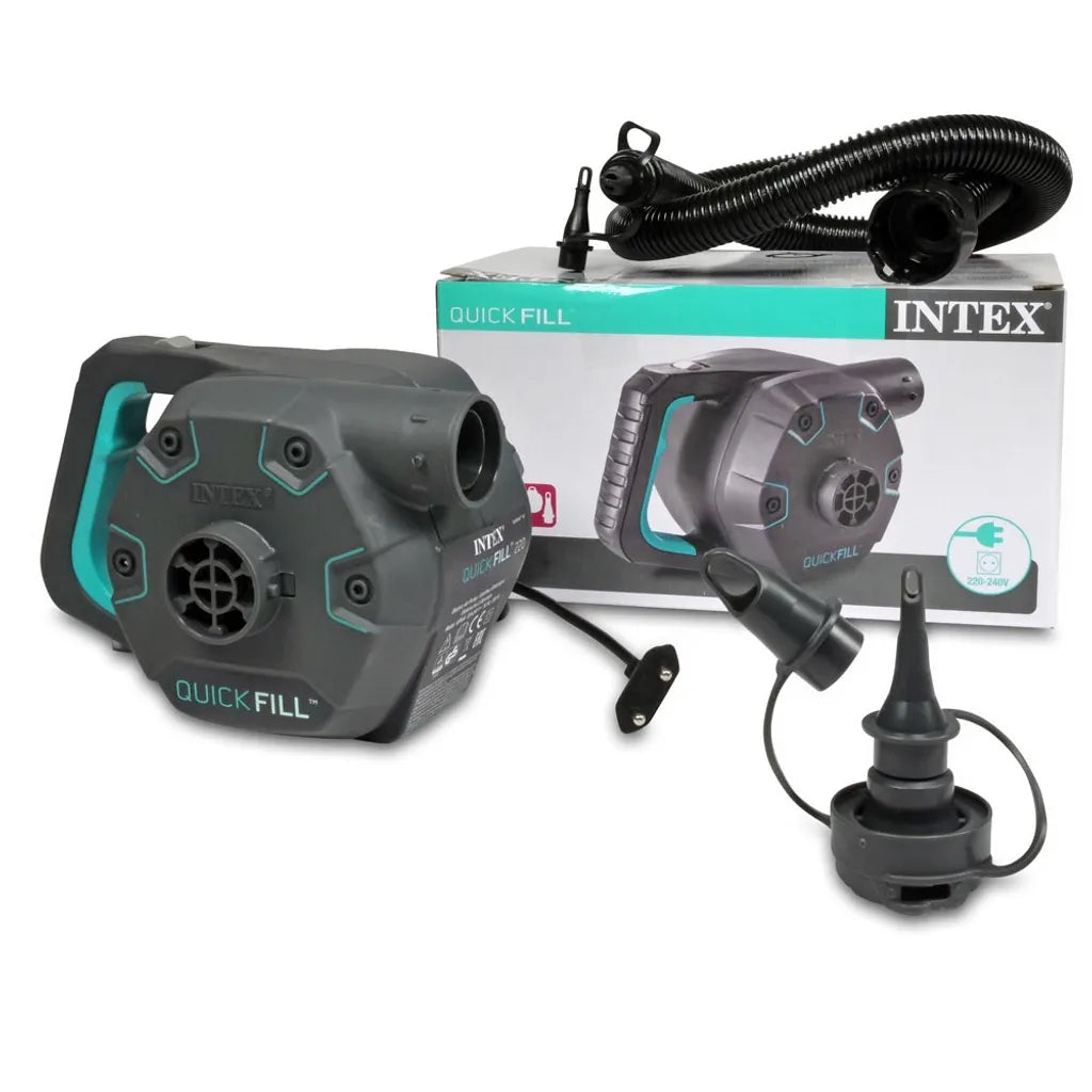  Intex Sport Elektrische Pumpe Mit 3 Verbindungs-Düsen Und Überhitzungs-Schutz, Pumpleistung 1100 L/h Poolzubehör Planschbecken Outdoor2020