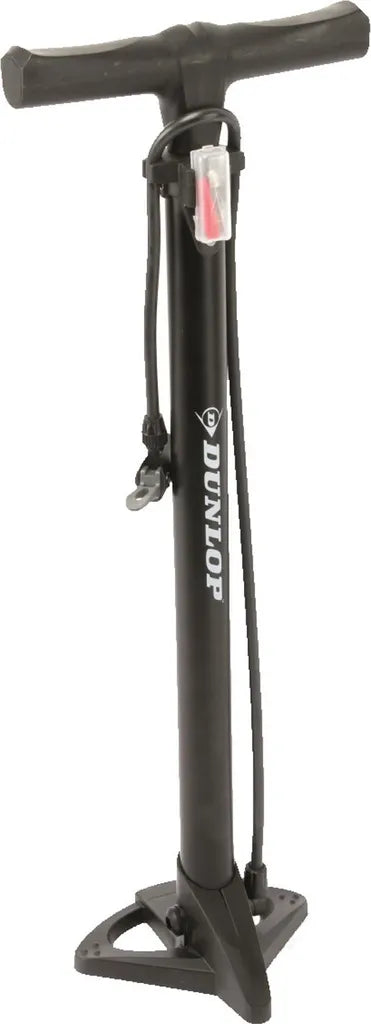  Dunlop Fahrradluftpumpe Für Alle Ventile, Tragbare Luftpumpe, Fahrradpumpe, Standpumpe, Schwarz