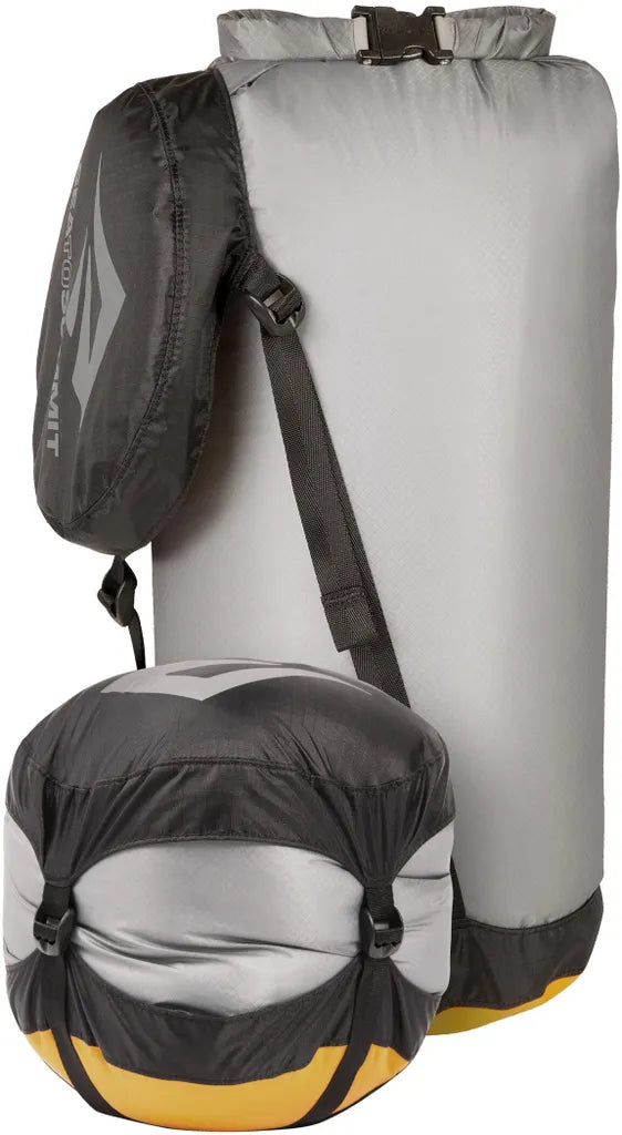  Sea To Summit - EVent Ultra-Sil Compression Dry Sack, Größe:S 10L - ø 18cm X 40cm - 75g - Komprimierbar Auf 3.3L