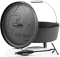  BBQ-Toro Dutch Oven DO6A, 5,5 L Alpha Gusseisen Kochtopf, Gusstopf