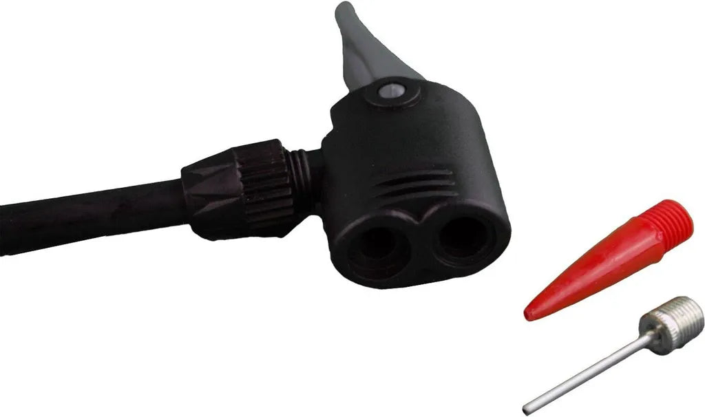  Dunlop Fahrradluftpumpe Für Alle Ventile, Tragbare Luftpumpe, Fahrradpumpe, Standpumpe, Schwarz