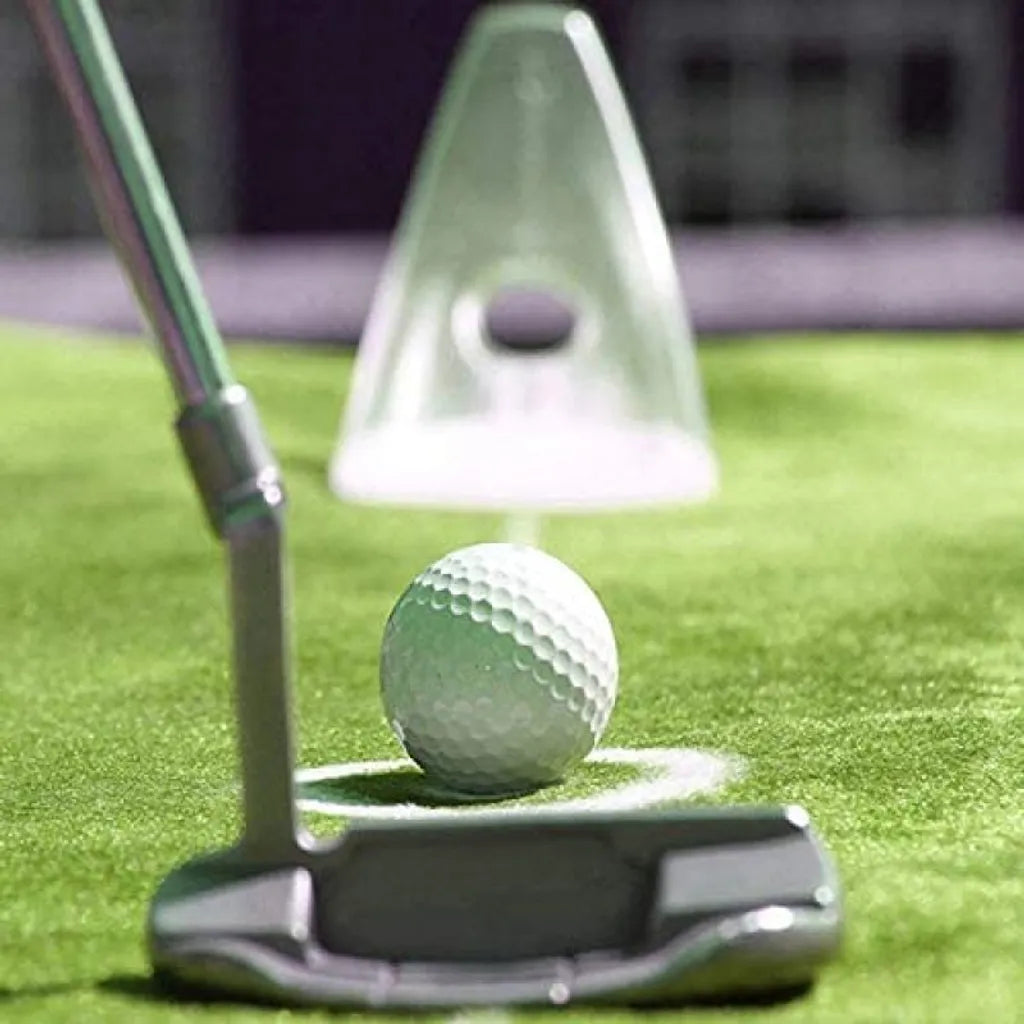  Pressure Putt Trainer Golf Putt Trainingshilfe Intelligente Putt Out Trainingshilfe Mit Parabolisch Gebogenem Design Passend Für Indoor Und Outdoor Golf Putting Cup Loch Übungshilfe Weiß