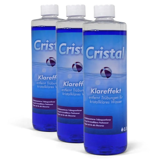  Spar-SET> 3x CRISTAL Klareffekt 0,5 L