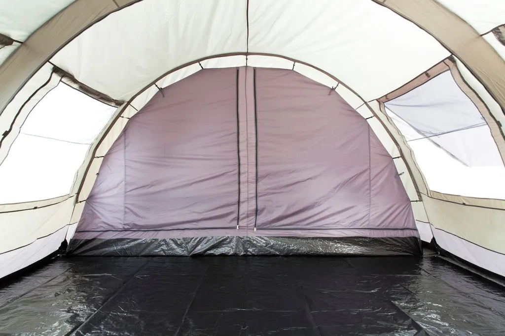  CampFeuer Zelt Relax6 Für 6 Personen | Oliv/Grau, Tunnelzelt 5000 Mm Wassersäule