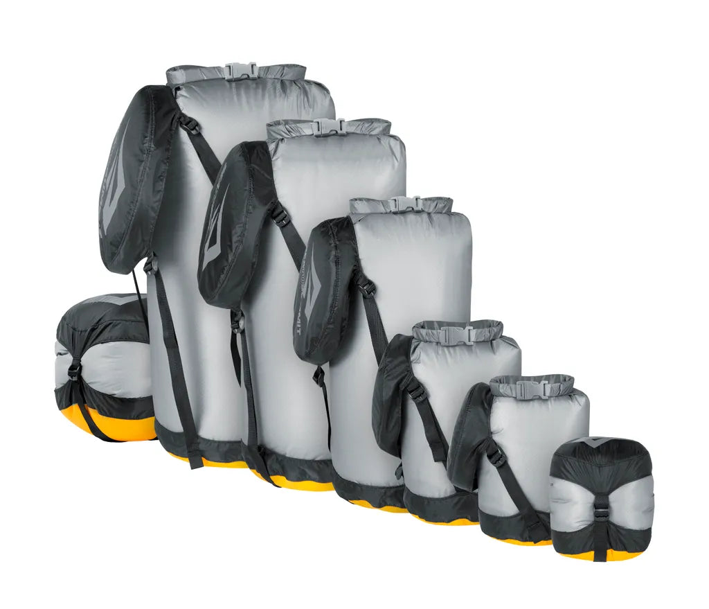  Sea To Summit - EVent Ultra-Sil Compression Dry Sack, Größe:S 10L - ø 18cm X 40cm - 75g - Komprimierbar Auf 3.3L