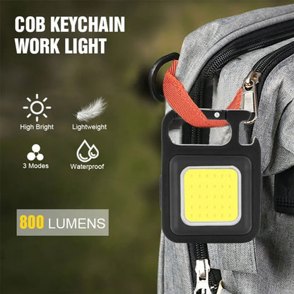  Mini 4 Modi USB-Lampe LED-Taschenlampe Arbeit Lichter Tragbare Tasche Schlüsselanhänger Licht