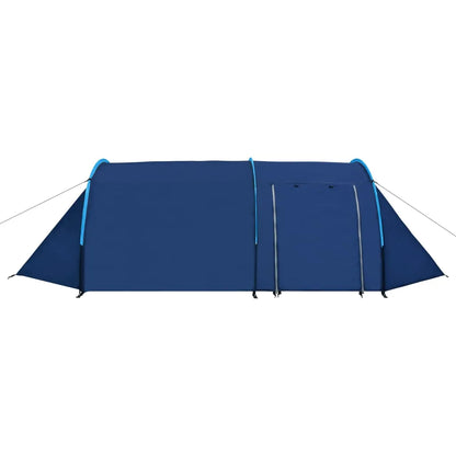  VidaXL Campingzelt 4 Personen Marineblau / Hellblau