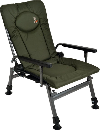  Carp Angelstuhl Campingstuhl F5R Stuhl Deluxe Karpfen Angler Campingstuhl Mit Extra Höhe