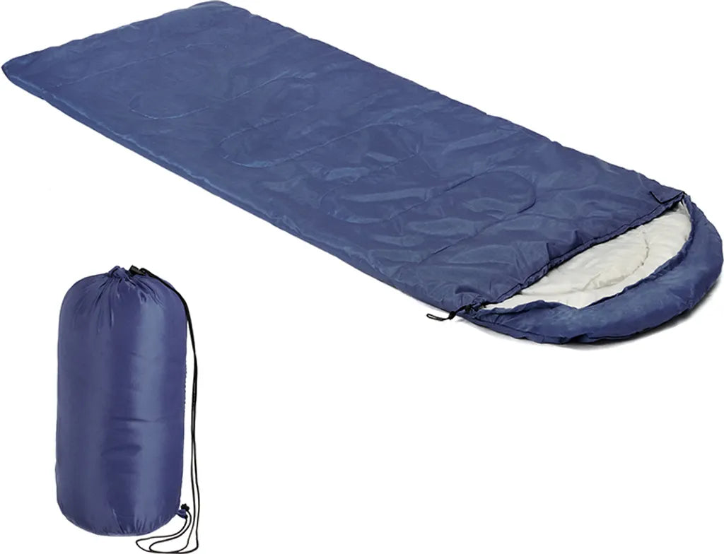  Camping Umschlag Schlafsack Mumienschlafsack Zelten Deckenschlafsack 210x75CM -Navy Blau
