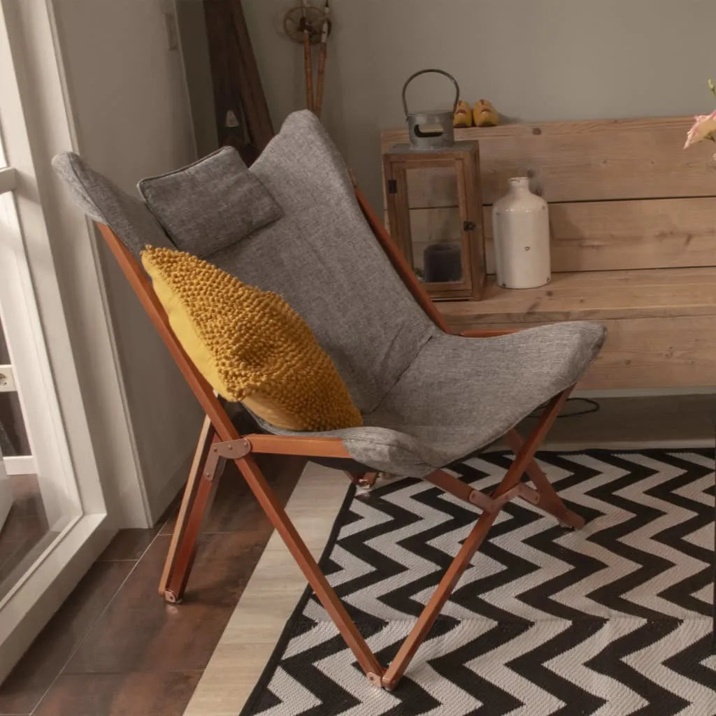  Bo-Camp Relaxstuhl Bloomsbury Grau