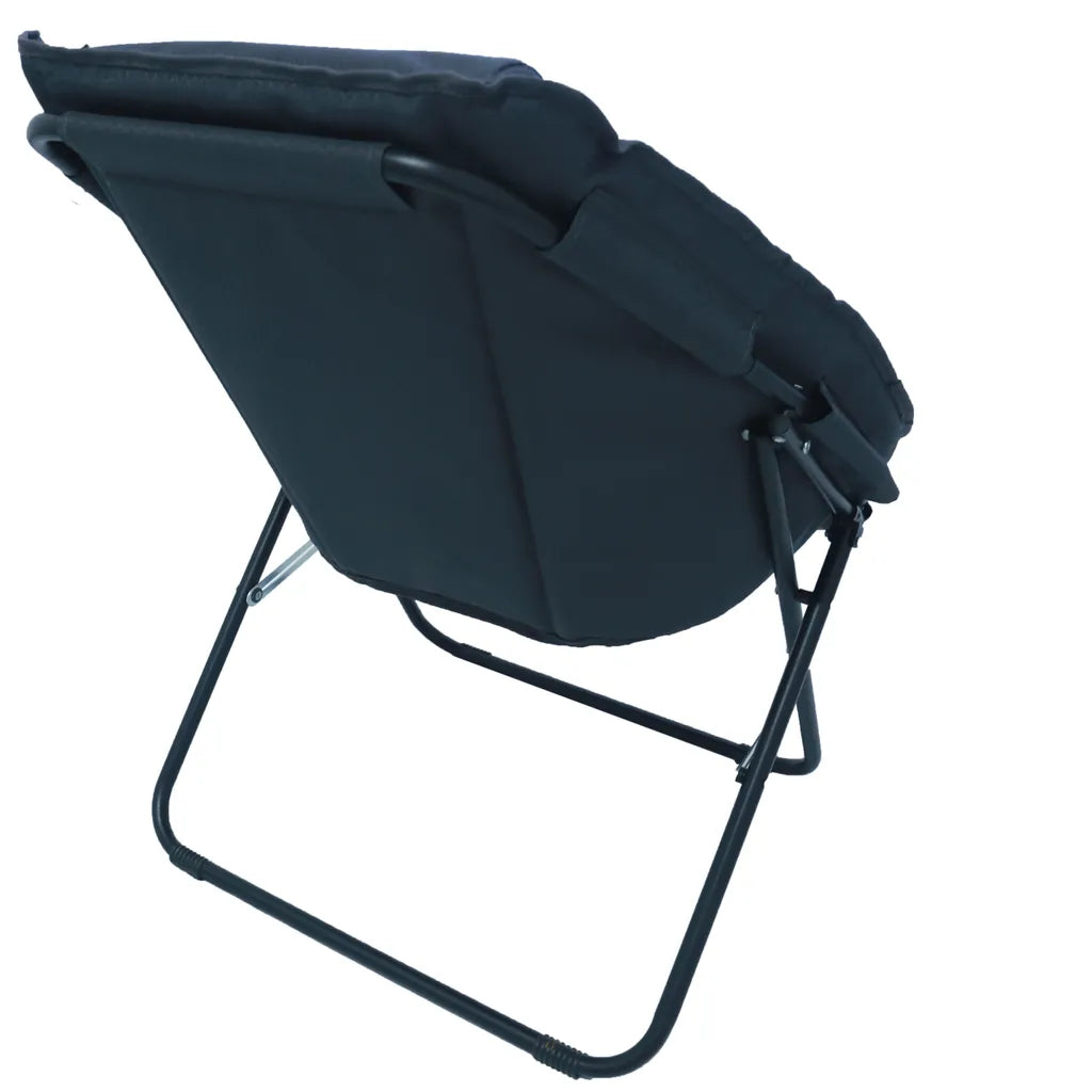  Campingstuhl Faltbar Mit Hocker Gepolstert Kopfkissen Rip Stop Polyester