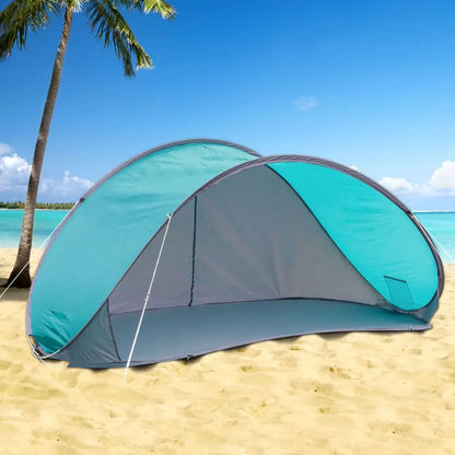  Pop Up Strandmuschel - L: 210cm X B: 110cm X H: 90cm - UV-Schutz 50+