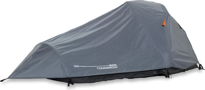 Where Tomorrow 2-Personen-Kompakt-Zelt - Pop Up Wurfzelt Trekkingzelt - 245x160x95 Cm - Grau
