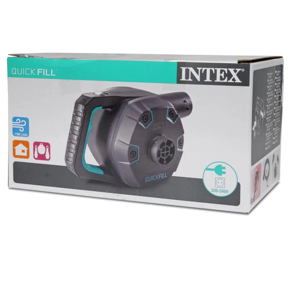  Intex Sport Elektrische Pumpe Mit 3 Verbindungs-Düsen Und Überhitzungs-Schutz, Pumpleistung 1100 L/h Poolzubehör Planschbecken Outdoor2020
