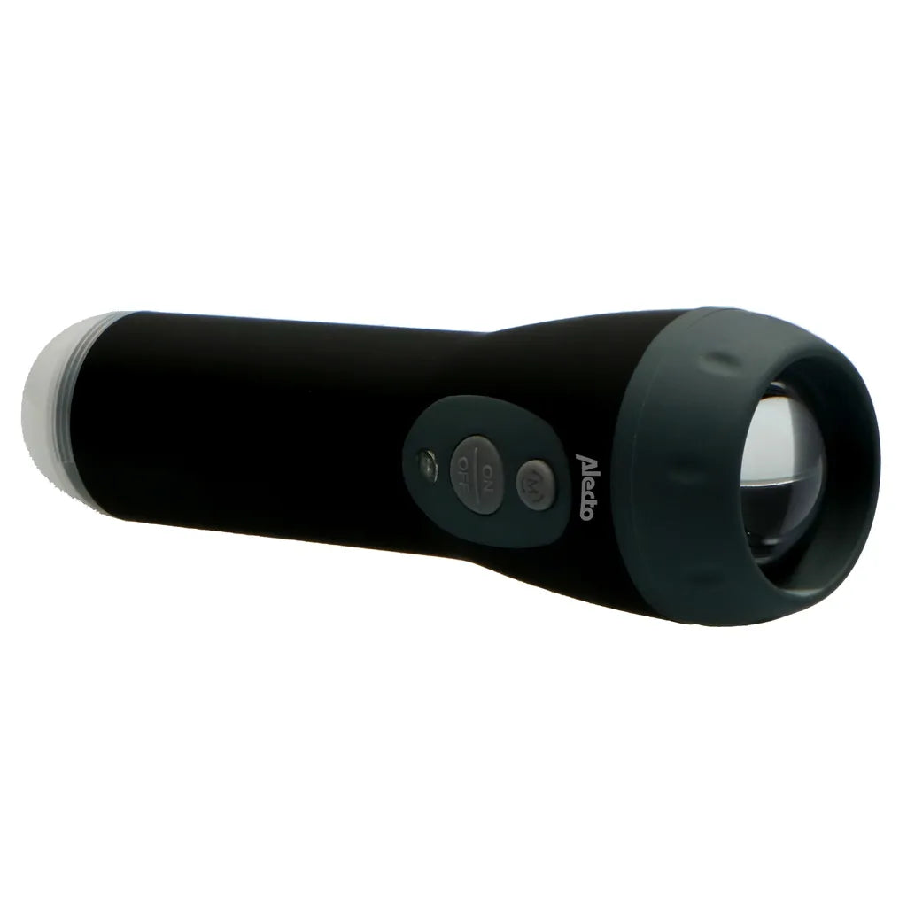  Alecto Taschenlampe ATL-110ZT LED Aufladbar Sw