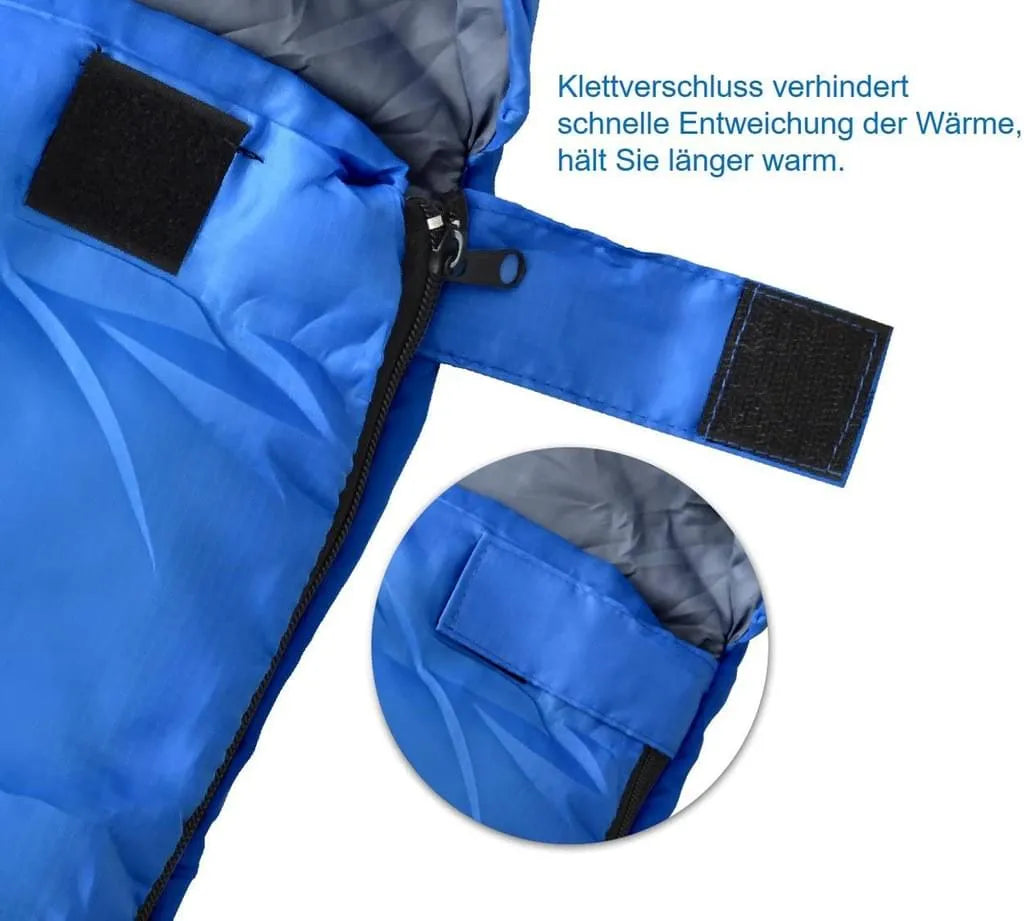  Outdoor-Schlafsack - 210 Cm Schlafsack, 5°C, Kompakter Outdoor-Schlafsack Für Camping, Wandern Und Bergsteigen